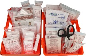 vidaXL FIRST AID ONLY Apteczka zakładowa z uchwytem DIN 13169 1