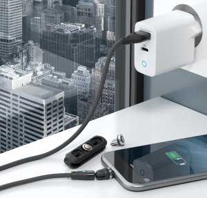 Kabel USB Realpower USB-A - USB-C + microUSB + Lightning 1 m Wielokolorowy (439647) 3