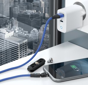 Kabel USB Realpower USB-A - USB-C + microUSB + Lightning 1 m Wielokolorowy (439647) 5