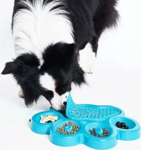 Pet Dream House PET DREAM HOUSE PAW 2in1 GREEN 30x30x3cm  INTERAKTIVE SLOW FEEDER 7