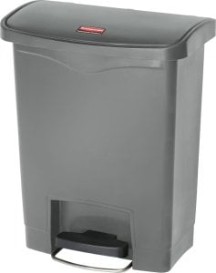 Rubbermaid Rubbermaid Kosz z pedałem Slim Jim, 30 L, szary 1