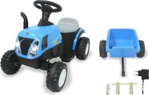 Jamara Jamara Ride-on Traktor New Holland mit Anhänger 6V  blau 1