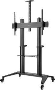 Manhattan MANHATTAN Aluminium TV-Ständer rollbar 70"-120" 140kg (Speditionsversand) 1