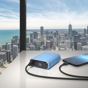 Realpower Powerbank realPower PB-10000C PD+ mit 3x Type-C,Purple 4