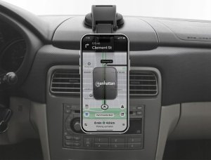 Manhattan Uchwyt na telefon samochodowy magnetyczny na deskę kokpit 4