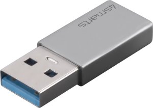 Adapter USB 4smarts USB-A - USB-C Szary  (540275) 3