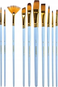 Titanum Pędzle artystyczne 10 sztuk 2