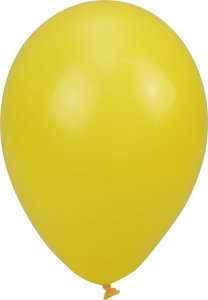 Arpex Balony pastelowe jednokolorowe żółte 24cm 10szt 1