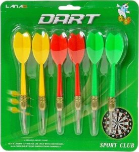 Teka Strzałki do dart 6szt 1