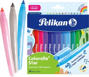 Pelikan Pelikan Fasermaler Colorella Star C302 24 ST sortiert Faltschachtel 1