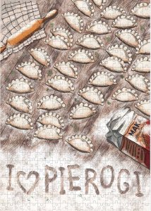 Eurographics Puzzle 500 I love pierogi 2