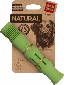 Collar WAU DOG ZABAWKA FUN NATURAL PATYK 18cm 1