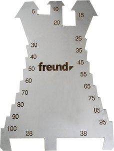 Freund Žymėjimo plokštelė/rėžtukas 01132000, 5-100mm (žingsnis 5mm) 3