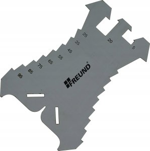 Freund Žymėjimo plokštelė/rėžtukas 01132000, 5-100mm (žingsnis 5mm) 4