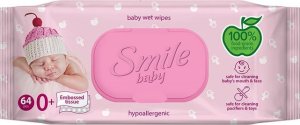 Smile Chusteczki nawilżane Smile Baby 64 szt. 1