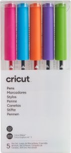 Długopis 3D Cricut Cricut Brights - Kugelschreiber - Blau, Orange, Violett, rosa, hellgrün - 0.3 mm - extrafein (Packung mit 5) (2007645) 1