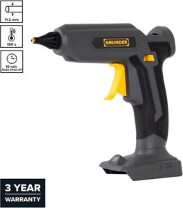 Pistolet do kleju Grunder CORDLESS GLUE GUN GRUNDER 18 V 11.2 MM 1