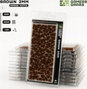 Gamers Grass : Grass tufts - 2 mm - Brown Tufts (Wild) 2