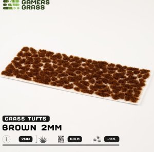 Gamers Grass : Grass tufts - 2 mm - Brown Tufts (Wild) 3