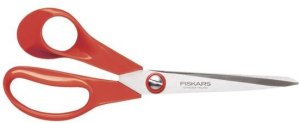 Fiskars Fiskars 1000814 nożyczki szkolne i papiernicze Uniwersalne Proste cięcie Czerwony, Stal nierdzewna 1