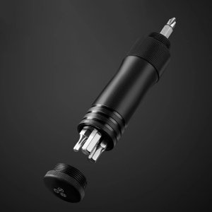 RockBros Ręczna mała pompka rowerowa z uchytem do ramy roweru + wkrętak - czarna ROCKBROS 6