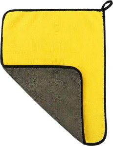 Aptel Szybkoschnący RĘCZNIK z Mikrofibry Szmatka 90x60cm żółto-szary BQ72 3