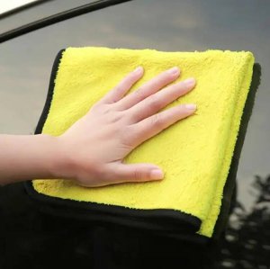 Aptel Szybkoschnący RĘCZNIK z Mikrofibry Szmatka 90x60cm żółto-szary BQ72 6