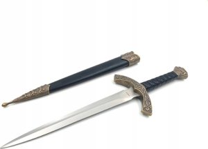Stalowy sztylet rycerski - replika SW-078 2