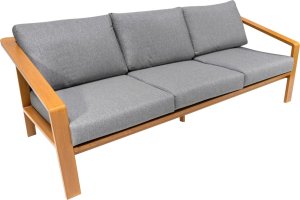 1DEA.me Meble Ogrodowe Aluminiowe Dwie Sofy + Fotel + Stolik 2