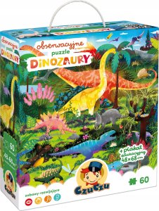 Czuczu CzuCzu Obserwacyjne puzzle Dinozaury 60 elementów 1