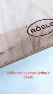 Deska do krojenia Roesle do serwowania drewniana 2szt. 6