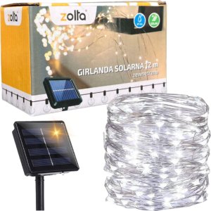 ZOLTA Girlanda solarna ogrodowa 12m Łańcuch świetlny LED 1