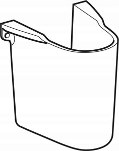 Geberit Geberit Selnova Półpostument, B27.5c, H32.5cm, T28.5cm [20] 5