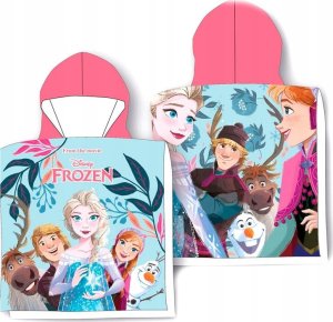 Disney Ponczo z kapturem Ręcznik szybkoschnący Kraina Lodu Frozen 50 x 100 1