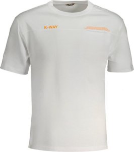 K-WAY BIAŁY T-SHIRT MĘSKI Z KRÓTKIM RĘKAWEM K-WAY XL 1