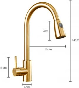 Bateria kuchenna ZOLTA Bateria kuchenna HC-3179 + zestaw montażowy Złoty 7