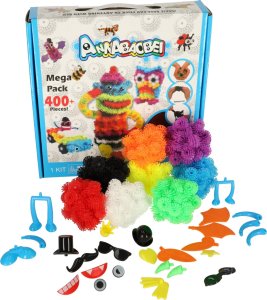 Rzepy czepy klocki kulki kolorowe kreatywne 436el. 7