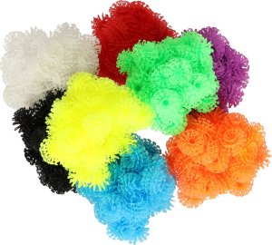 Rzepy czepy klocki kulki kolorowe kreatywne 436el. 10