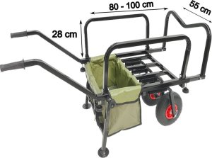 Taczka wędkarska Wózek transportowy wędkarski 12