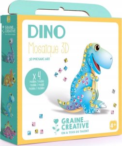 4 Figurki do Oklejenia Mozaiką Dinozaury 1