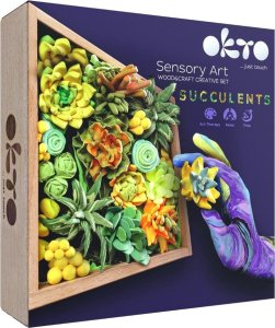 Okto Zestaw Wood&Craft Sukulenty - Energia 21x21cm 1