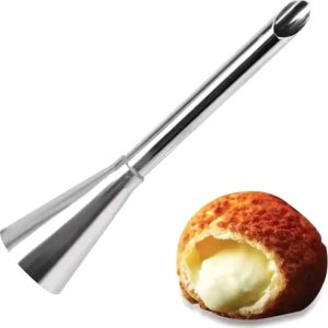 Aptel Stalowa SZPRYCA do Nadziewania Pączków Ciastek 7,5cm DA108 3