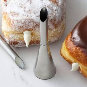 Aptel Stalowa SZPRYCA do Nadziewania Pączków Ciastek 7,5cm DA108 4