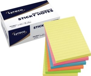 Global Notes Sticky Notes Premium Summer, linjeret, 100x150 mm - (6 stk.) 2