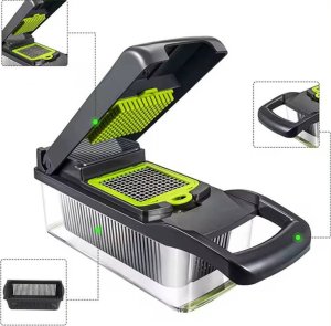 Aptel Wielofunkcyjna SZATKOWNICA do warzyw krajalnica 13w1 szara DA181 2