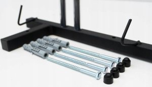 QLS WIESZAK NA NARTY KIJKI NORDIC WALKING METALOWY S3 9