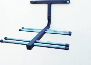 QLS WIESZAK NA NARTY N4 MONTAŻ ŚCIENNY UDŹWIG DO 40KG 11