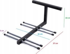 QLS WIESZAK NA NARTY N4 MONTAŻ ŚCIENNY UDŹWIG DO 40KG 6