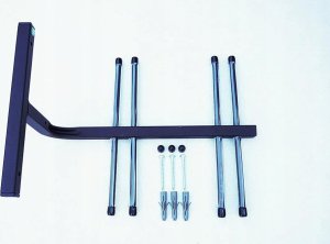 QLS WIESZAK NA NARTY N4 MONTAŻ ŚCIENNY UDŹWIG DO 40KG 10