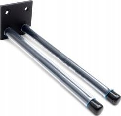 QLS WIESZAK NA NARTY METALOWY DO ŚCIANY 22CM DO 30KG N2 2